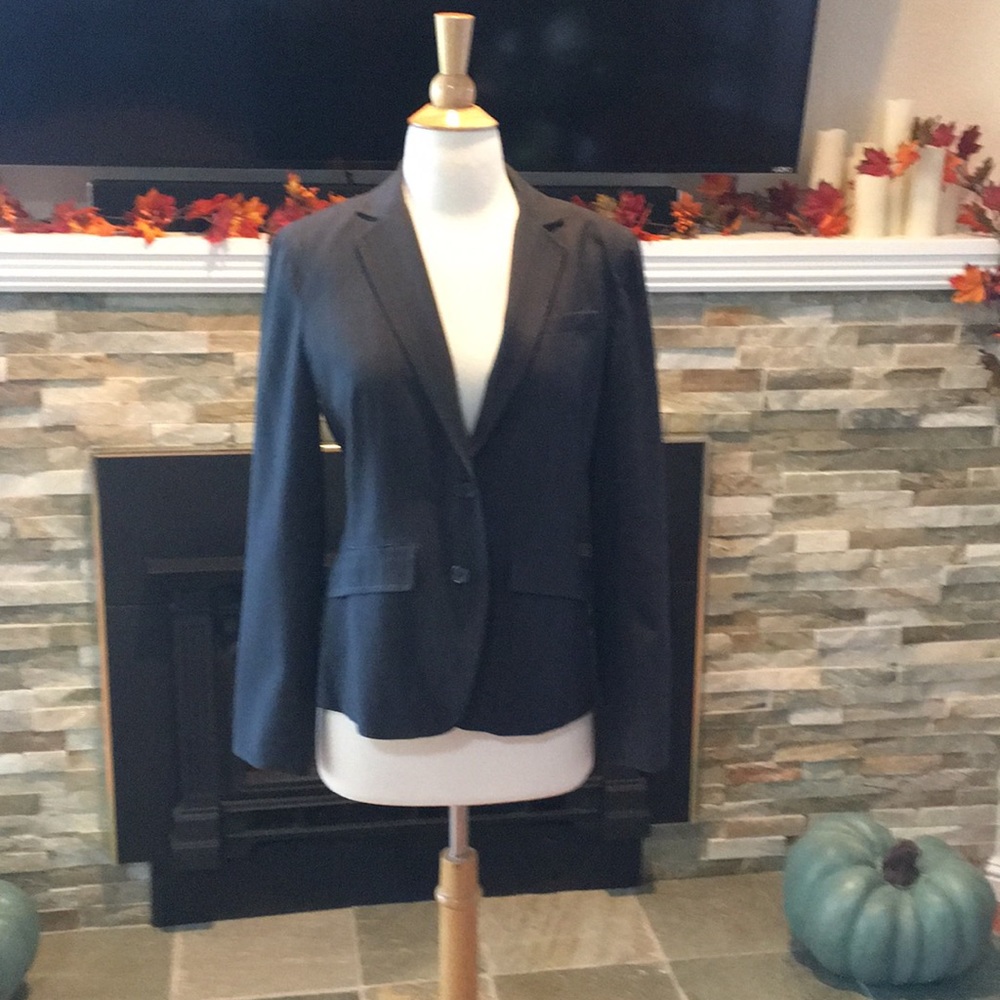 Suit Banana Republic Grey pinstripe